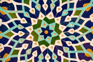 Mozaiek wand decoratie Yazd, Iran saeidshakouri.com saeid shakouri