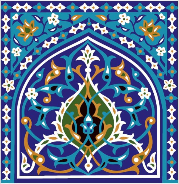 yazd jame mosque vector no1 saeidshakouri.com saeid shakouri