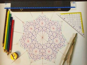 How to draw simple Islamic geometric patterns step by step