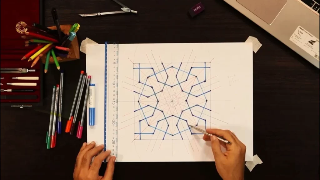 How to Draw an eight-point Islamic Pattern - bitlis turkey